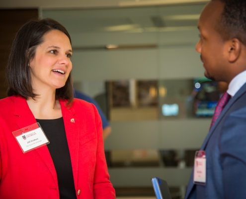 Jill Walton at Top Employers event